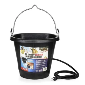 Heated Rubber Flat Back Bucket