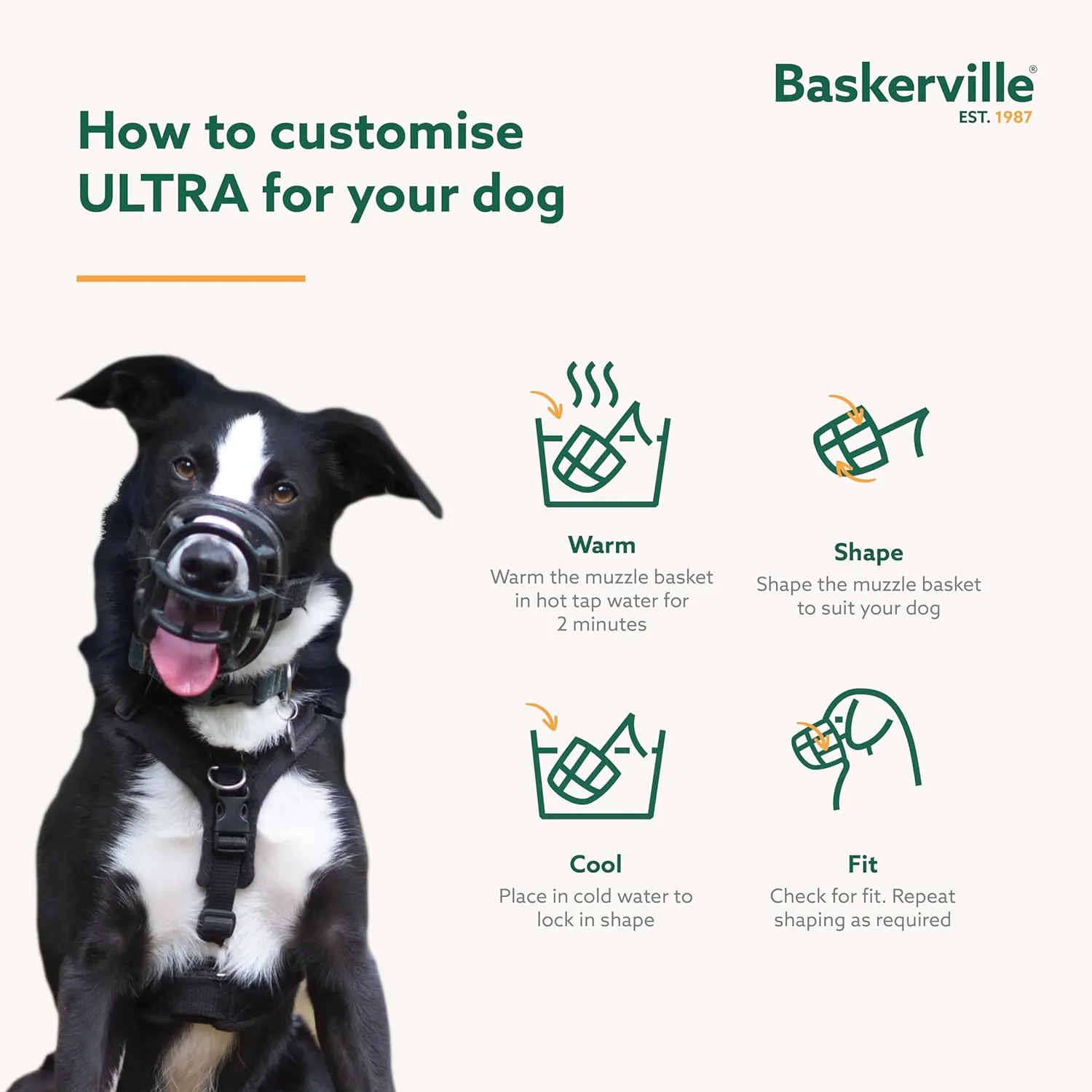 Baskerville Ultra Muzzle (1/8.6" nose circumference)