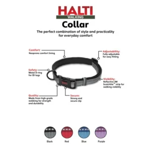 HALTI Collar (14" - 20") - Black/Gray