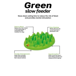 Green Slow Feeder - Dog