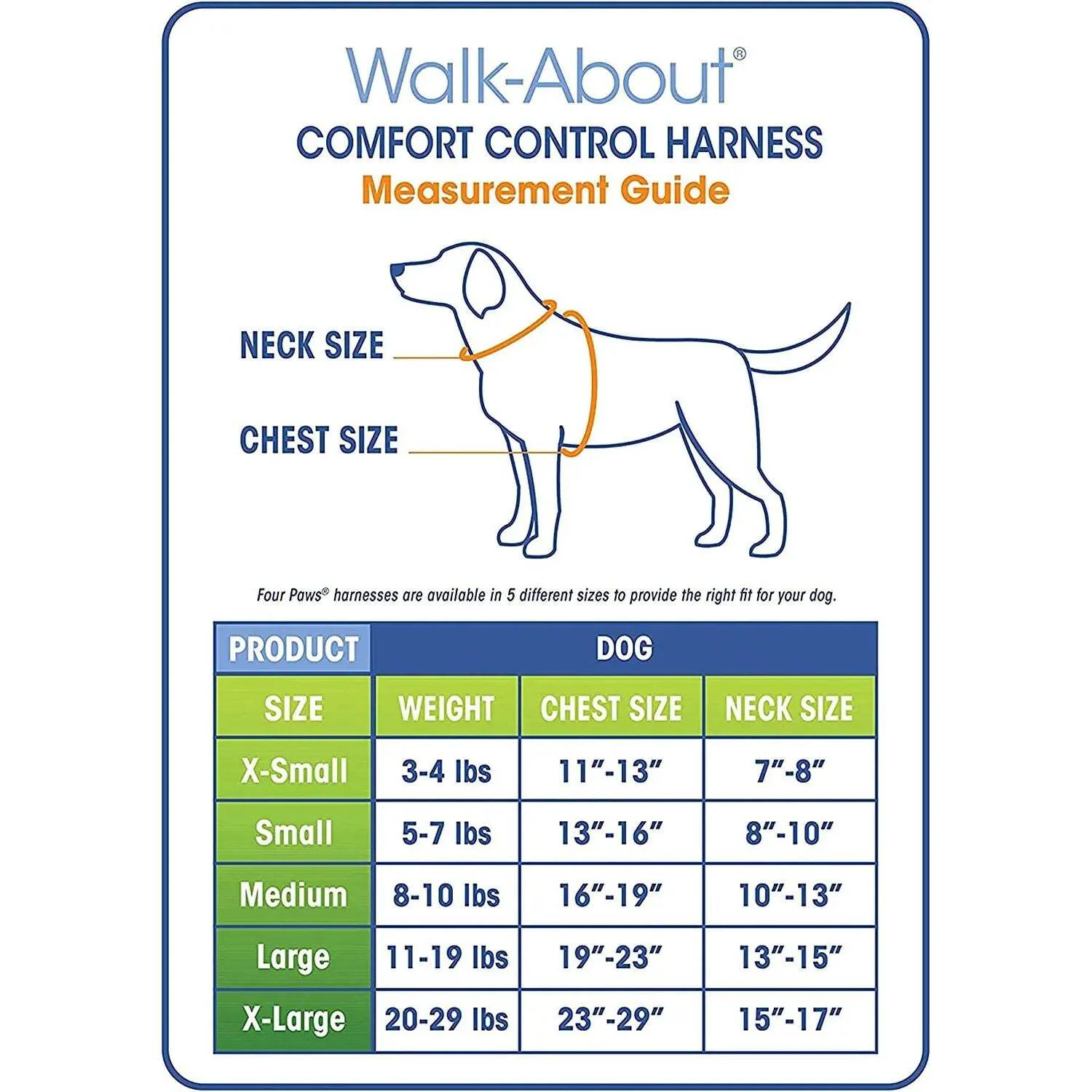 Comfort Control Harness - Blue