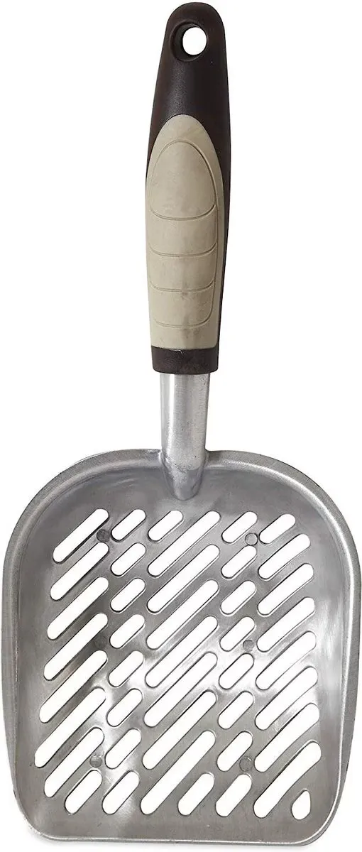 Metal Litter Scoop with Grip Handle