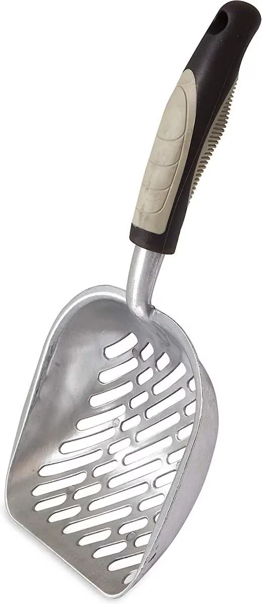 Metal Litter Scoop with Grip Handle