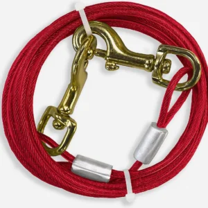 Puppy Tie-Out Cable-Orange