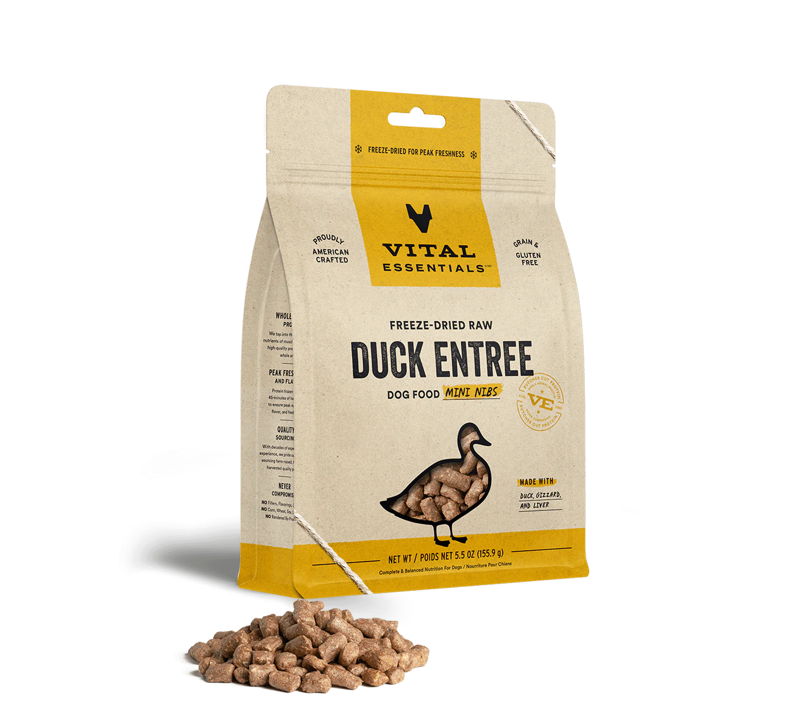 Freeze Dried Duck Entrée Mini Nibs