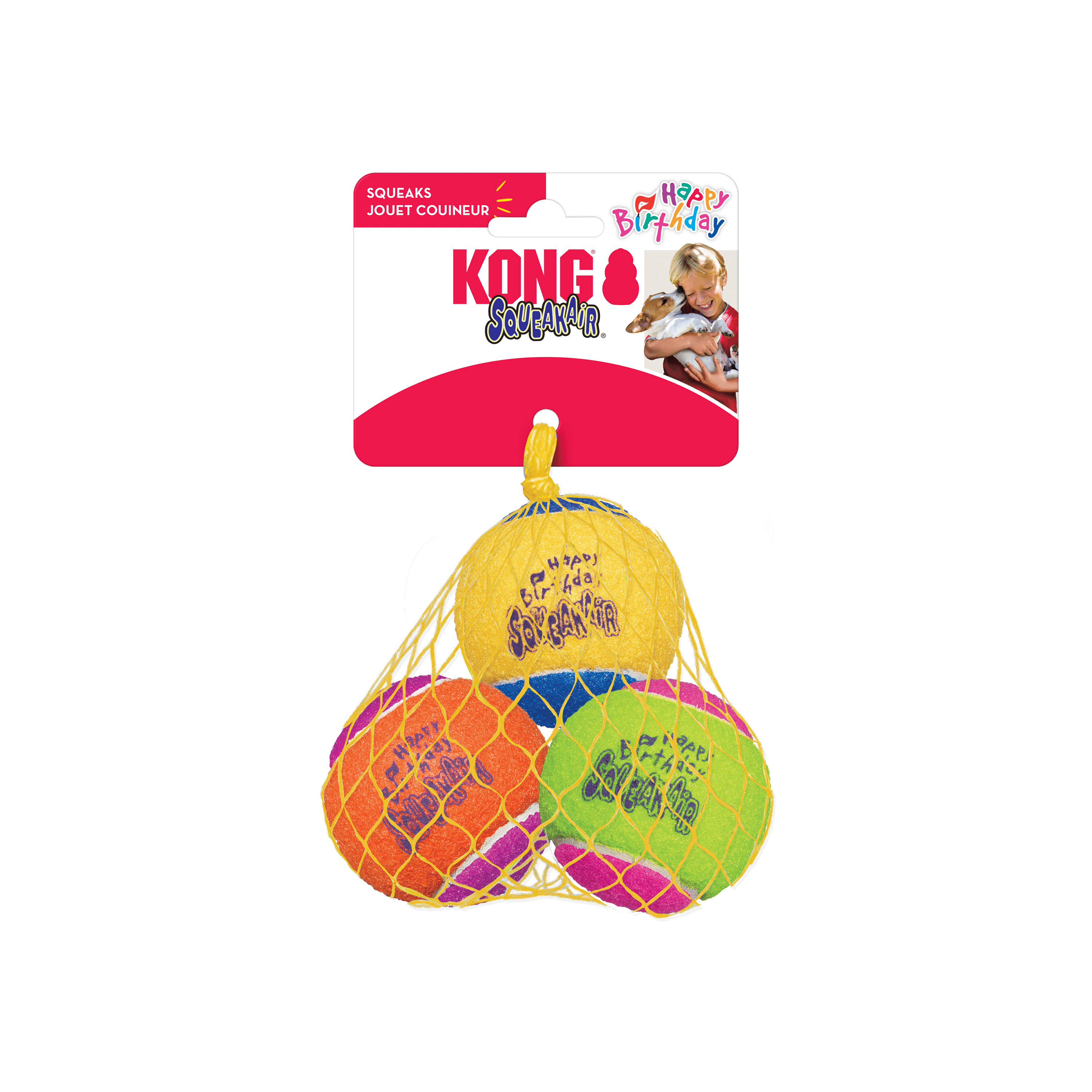 SqueakAir Birthday Balls 3/pack