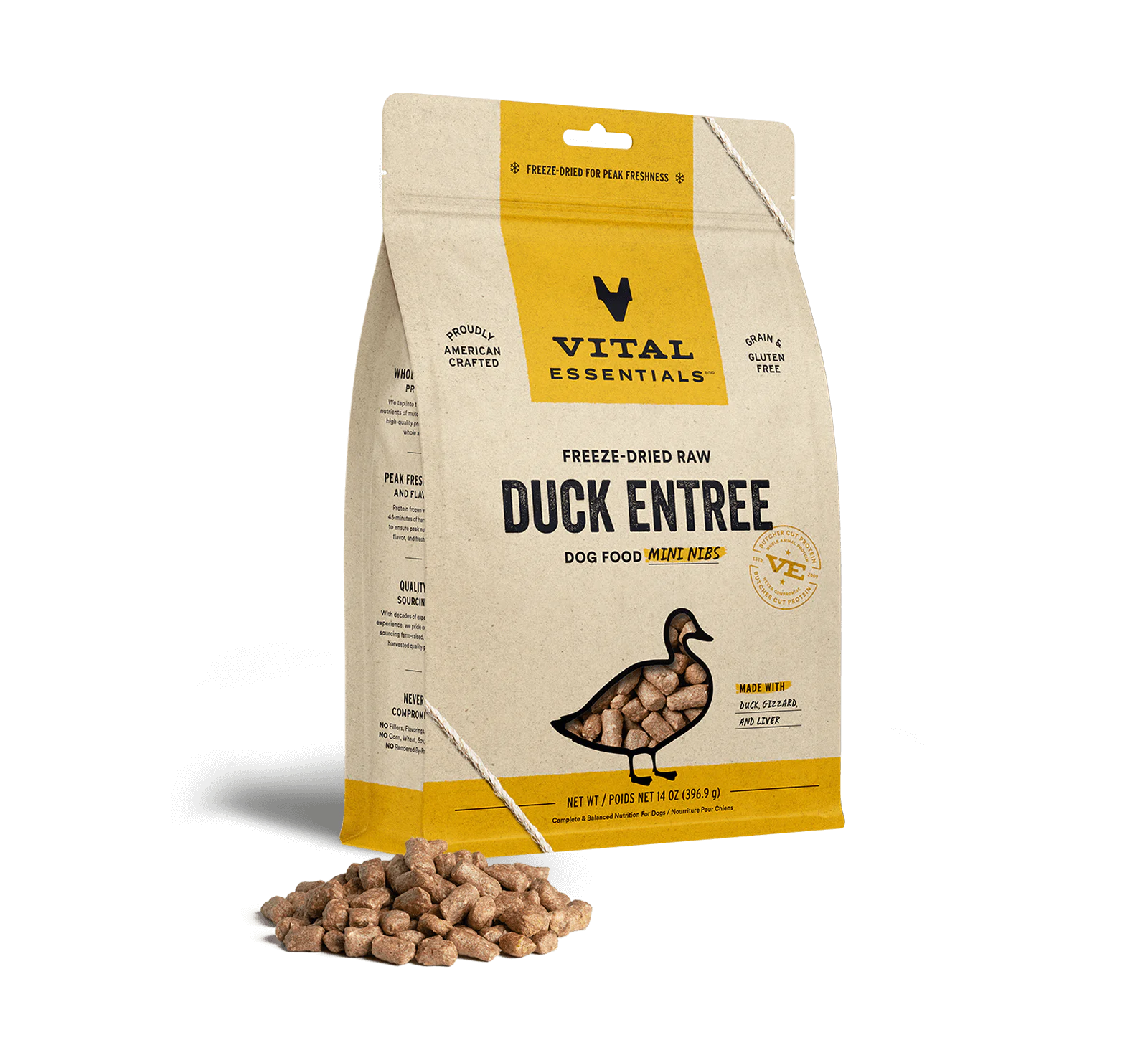 Freeze Dried Duck Entrée Mini Nibs