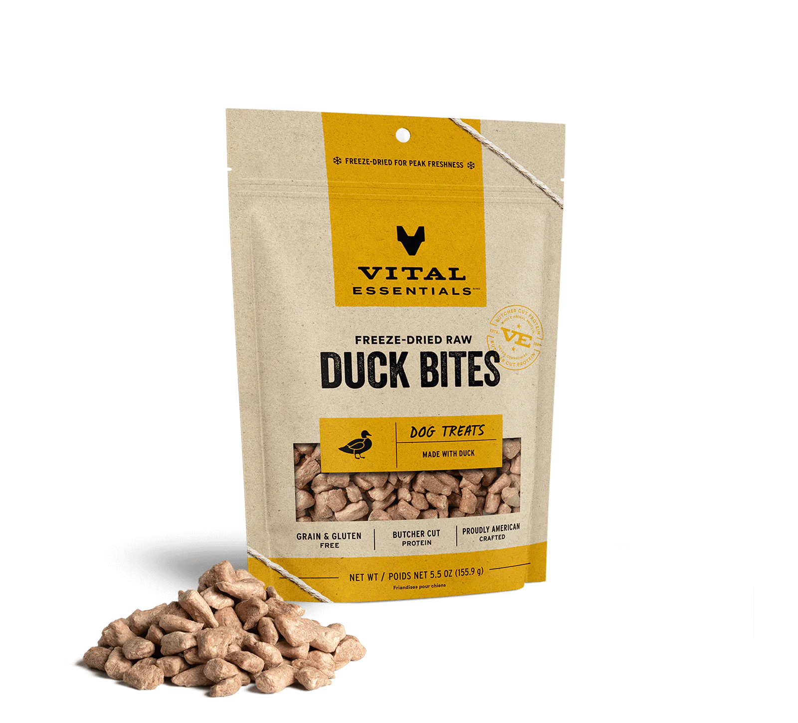 Freeze Dried Duck Bites