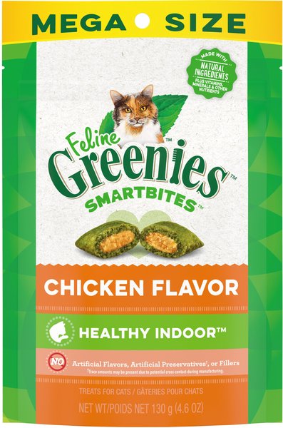 Greenies Smartbites Hairball Control - Chicken Flavor