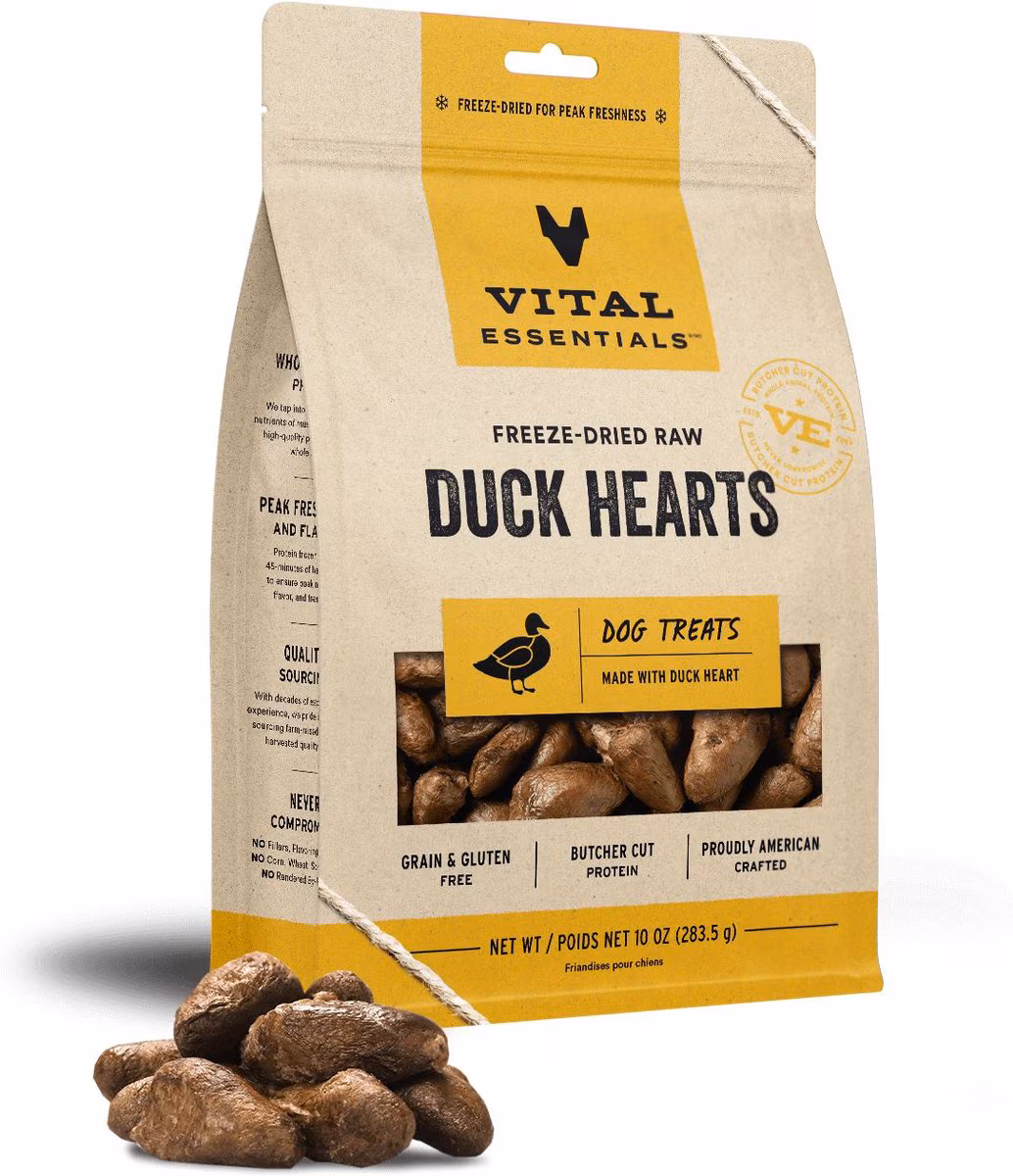Freeze Dried Duck Hearts