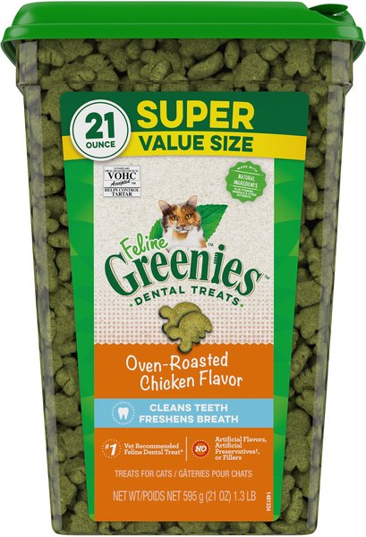 Greenies Feline Dental Treat - Chicken Flavor