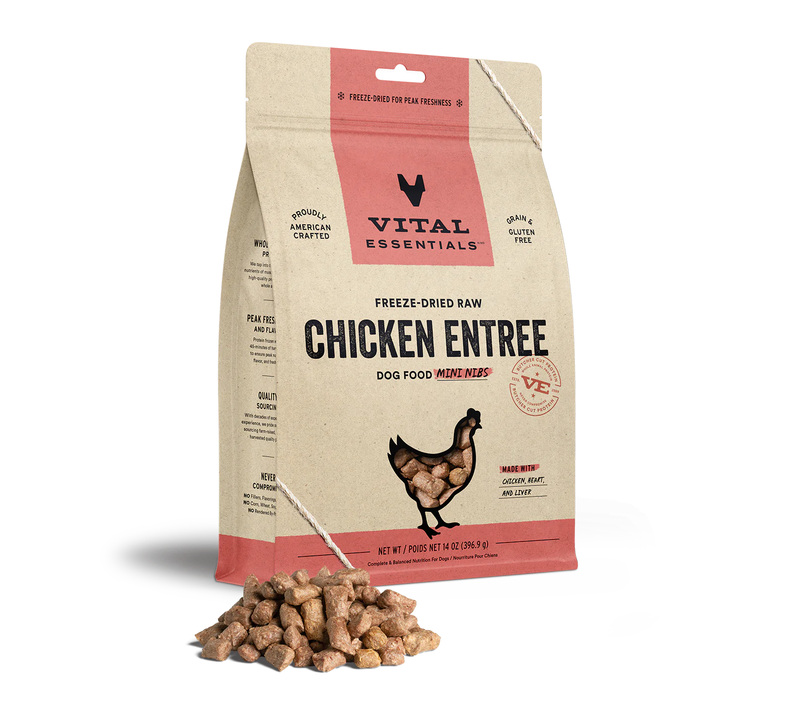 Freeze Dried Chicken Entrée Mini Nibs