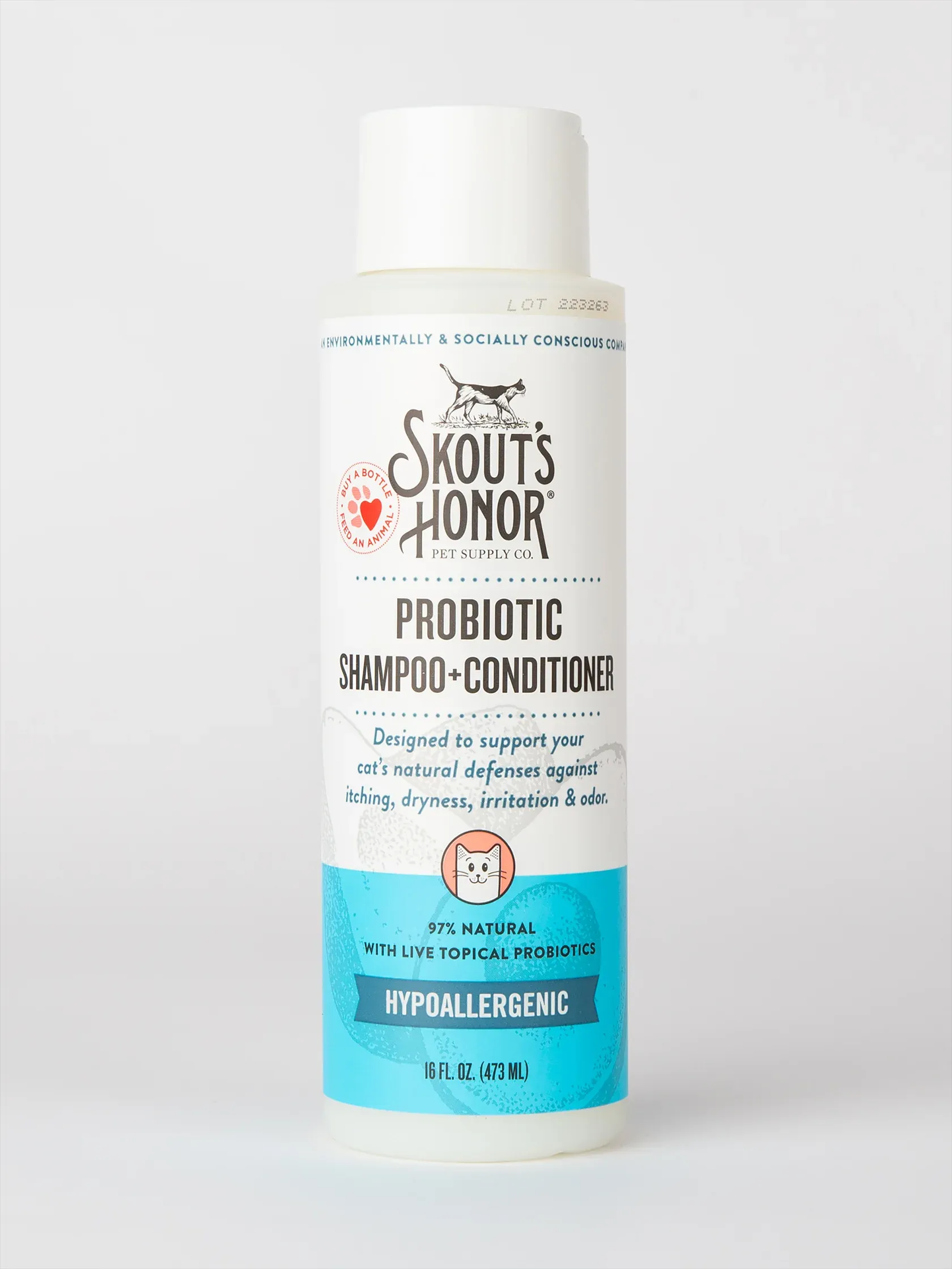 Cat Probiotic Shampoo + Conditioner - Fragrance Free