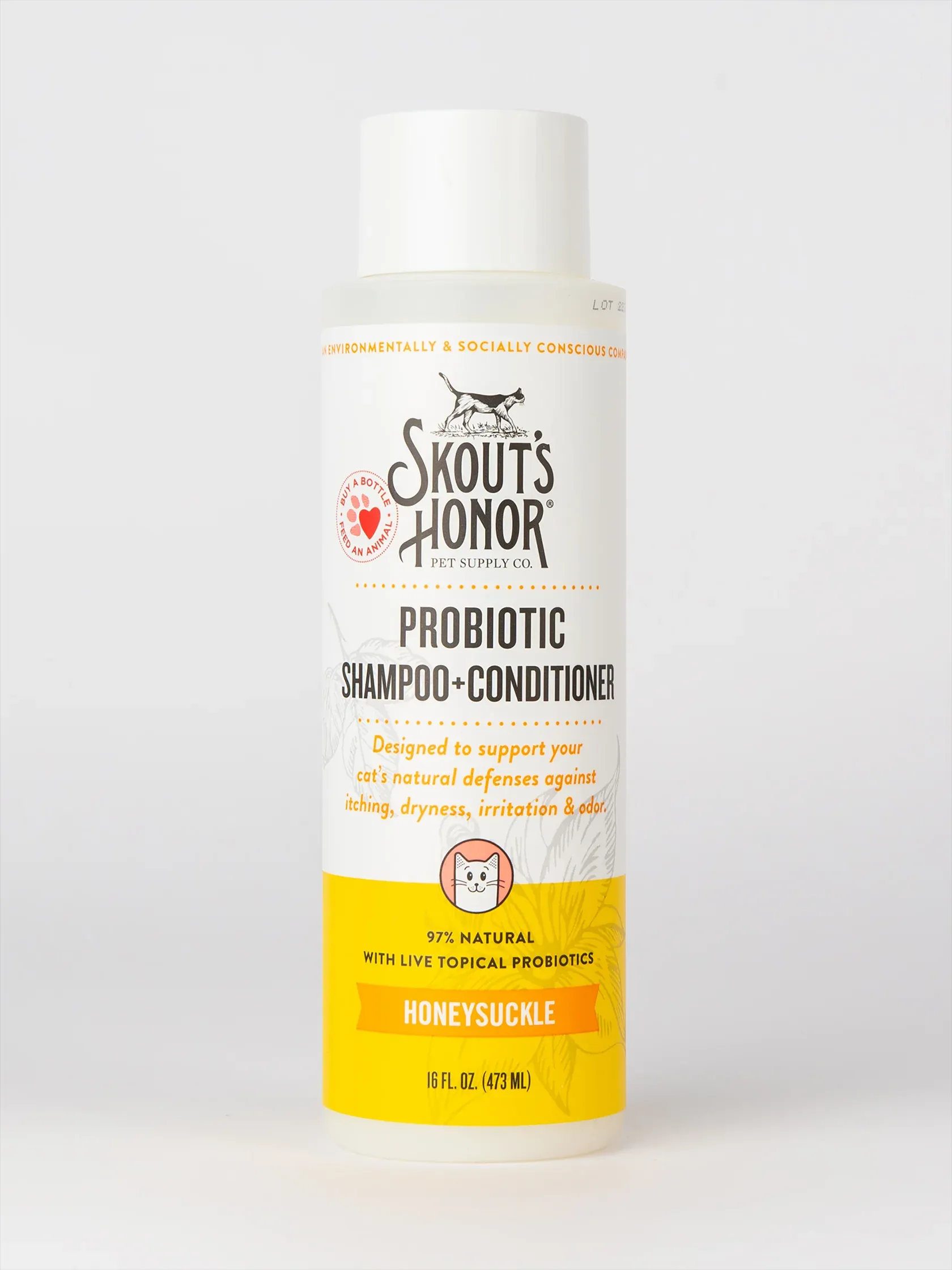 Cat Probiotic Shampoo + Conditioner - Honeysuckle