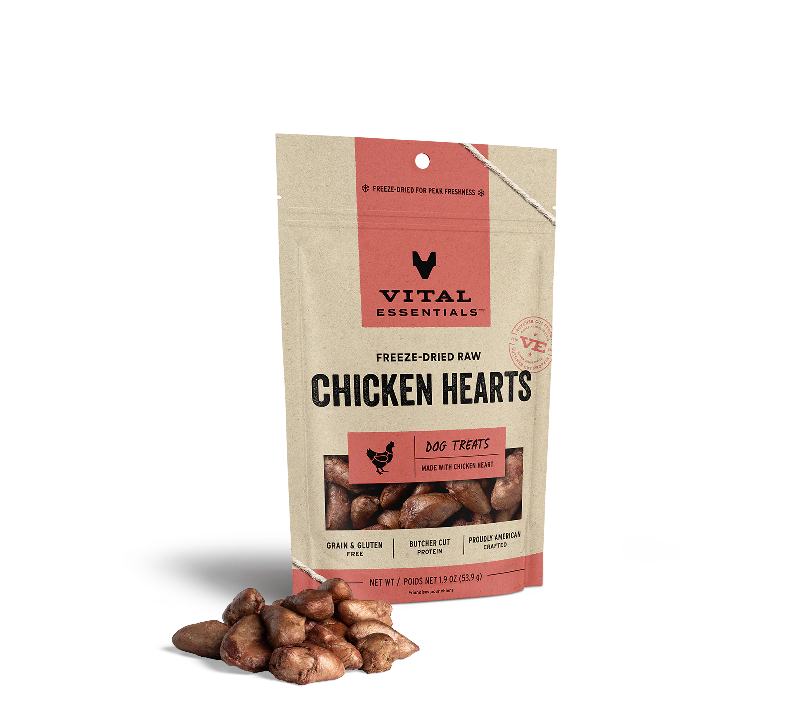 Freeze Dried Chicken Hearts