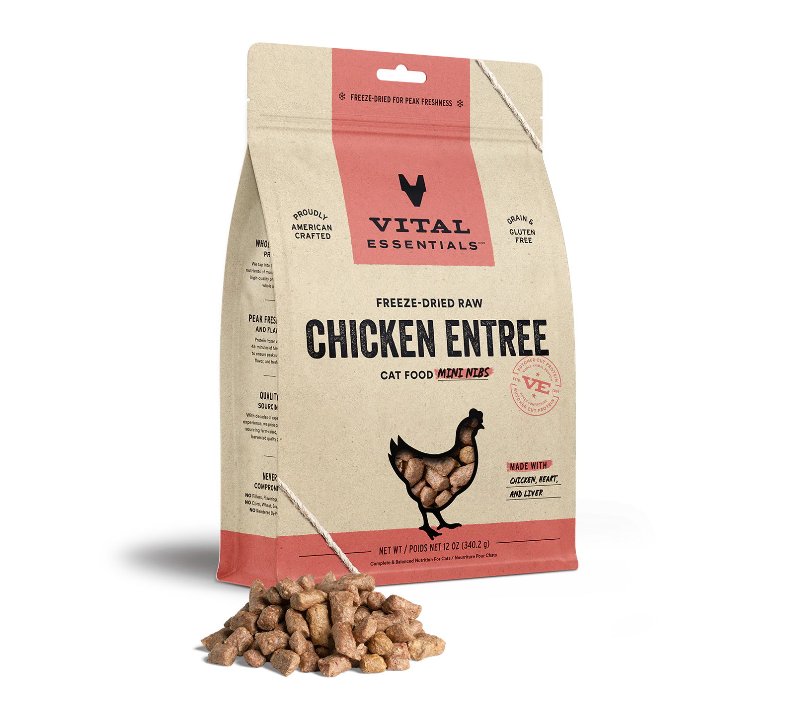 Freeze Dried Chicken Entrée Mini Nibs
