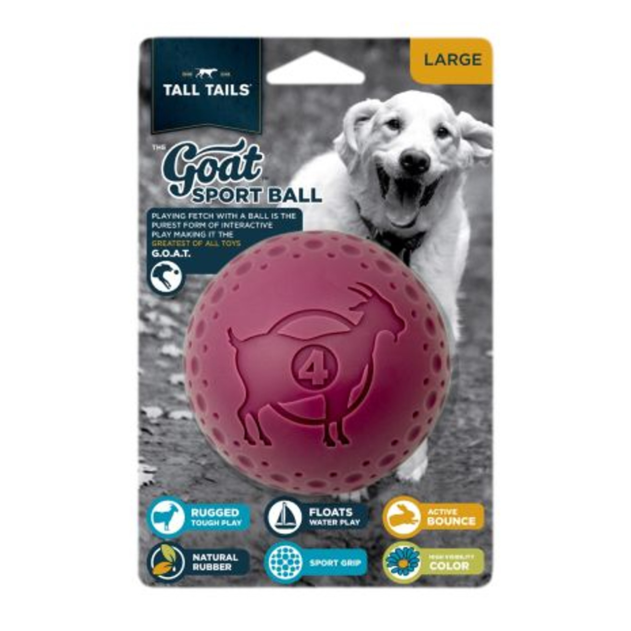 GOAT Sport Ball - Large (Purple)