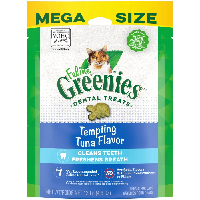 Greenies Feline Dental Treat - Tuna Flavor