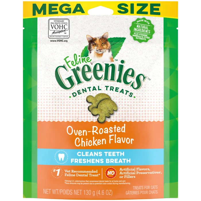 Greenies Feline Dental Treat - Chicken Flavor
