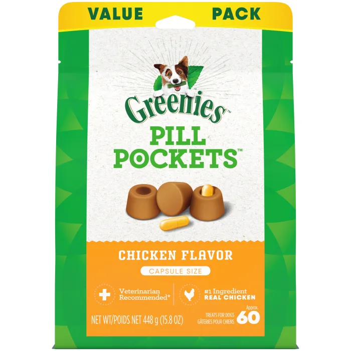 Greenies Pill Pockets - Chicken Flavor Capsule