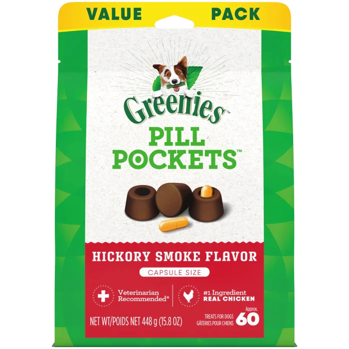 Greenies Pill Pockets - Hickory Smoke Flavor Capsule
