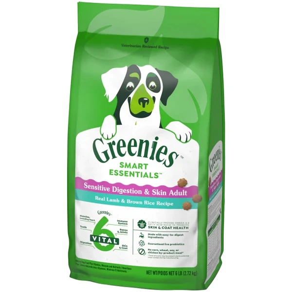 Greenies Smart Essentials Sensitive Digestion & Skin Adult Dry Dog Food - Lamb Flavor