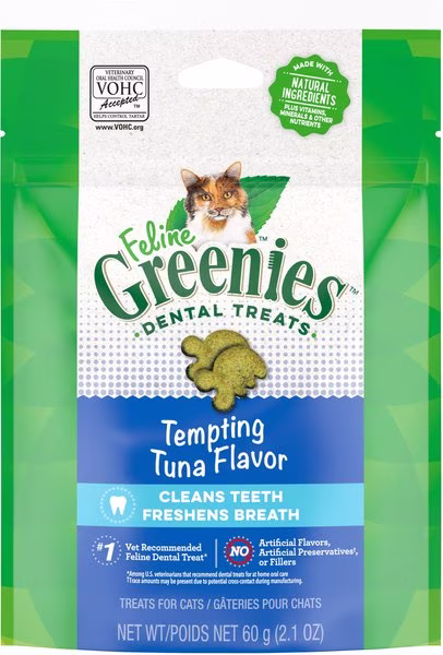 Greenies Feline Dental Treat - Tuna Flavor