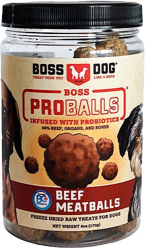 Boss Proballs Freeze Dried Raw Meatball - Beef