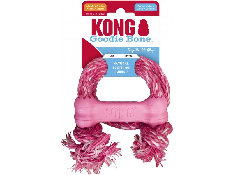 KONG Puppy Goodie Bone w/Rope