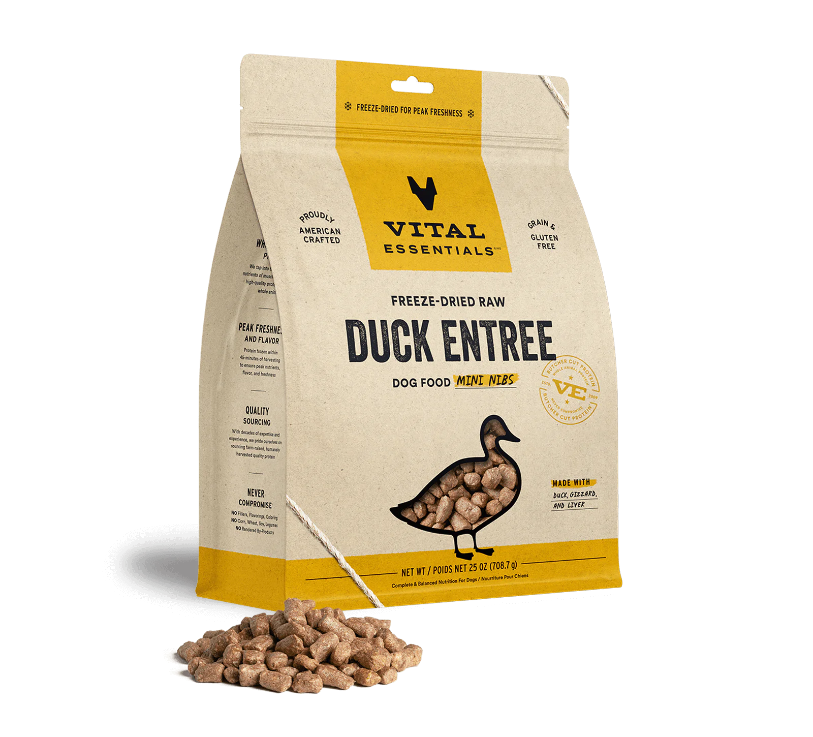 Freeze Dried Duck Entrée Mini Nibs