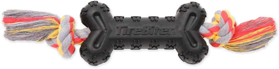 TireBiterII Bone w/ Rope - Large