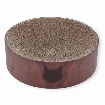 Cozy Cat Scratcher Bowl - Dark Cherry