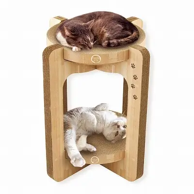 Cozy Cat Scratcher Tower - Oak