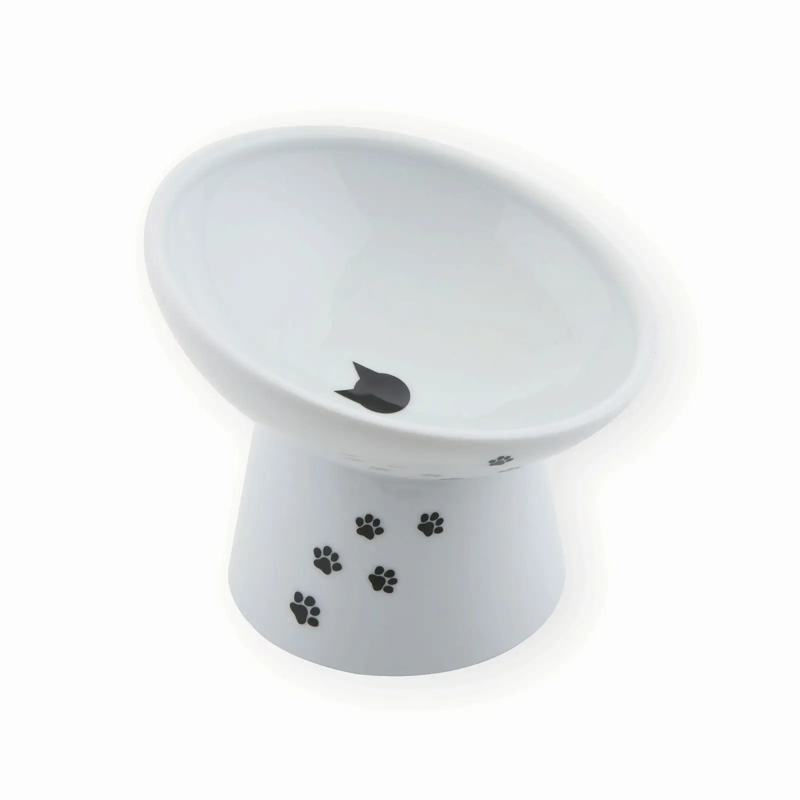 Tilted Stress-Free Raised Food Bowl