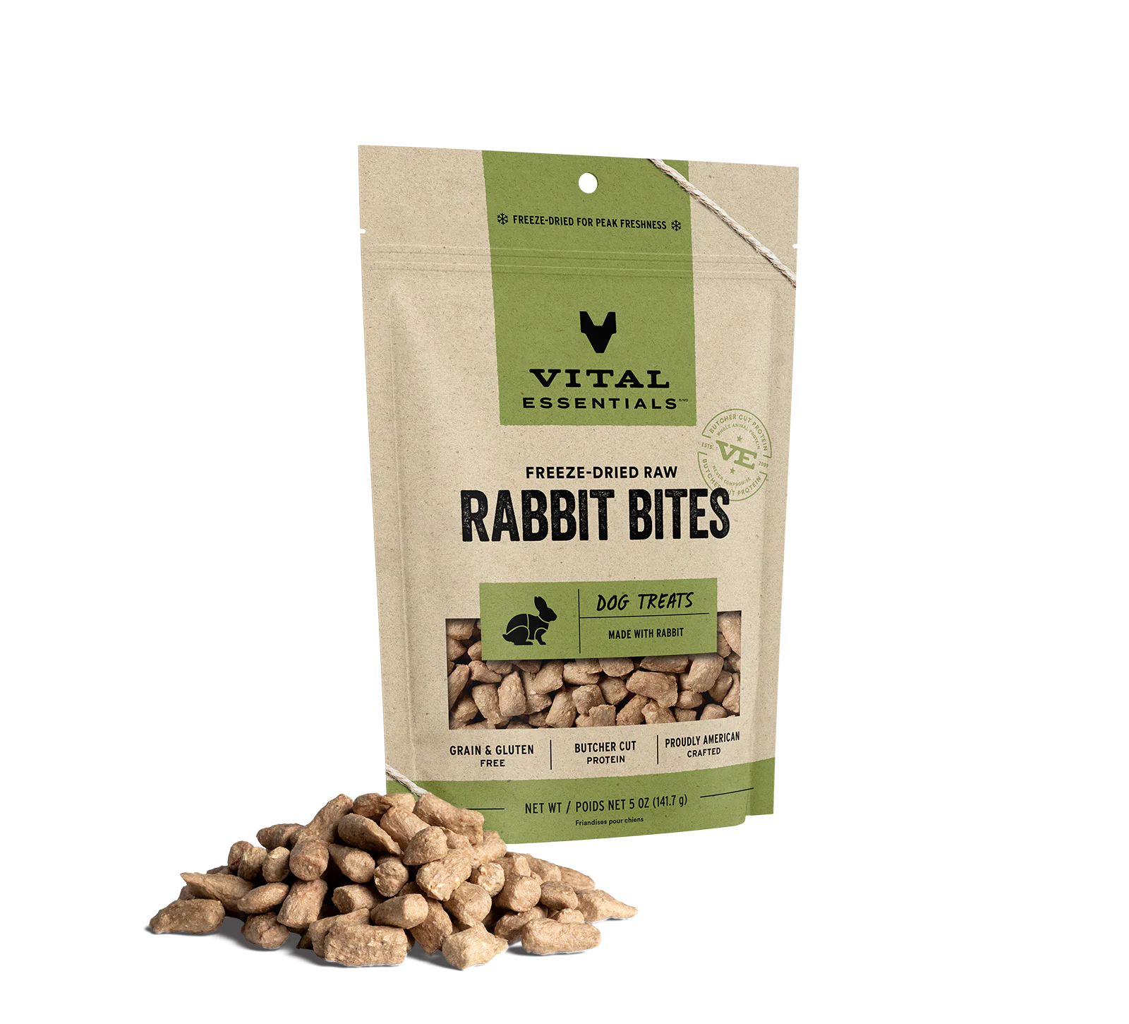 Freeze Dried Rabbit Bites
