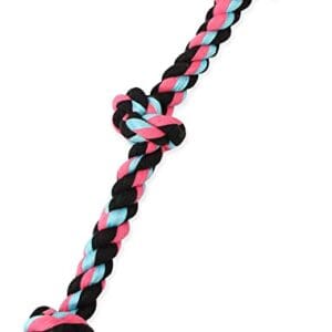 Flossy Chew 3 Knot Rope Tug - Medium