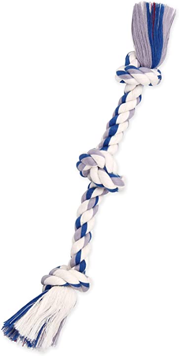 Flossy Chew 3 Knot Rope Tug - Mini