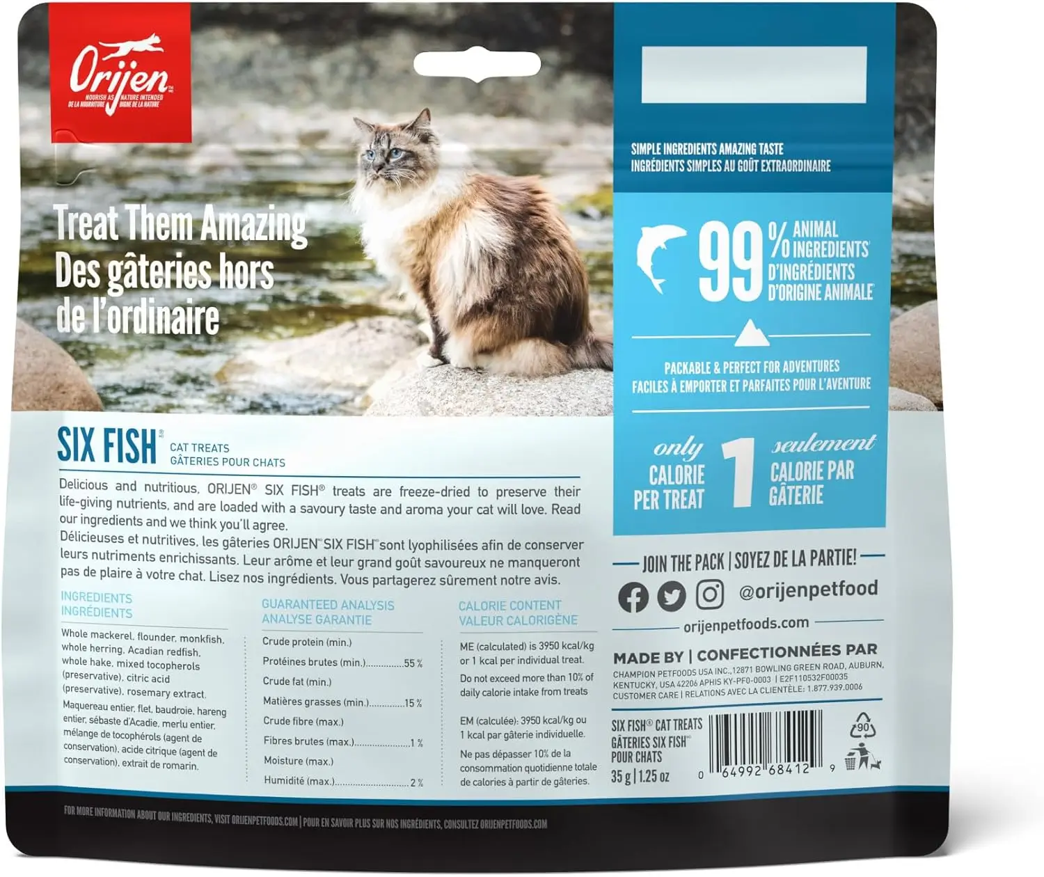 Freeze-Dried Treats - Six Fish Recipe