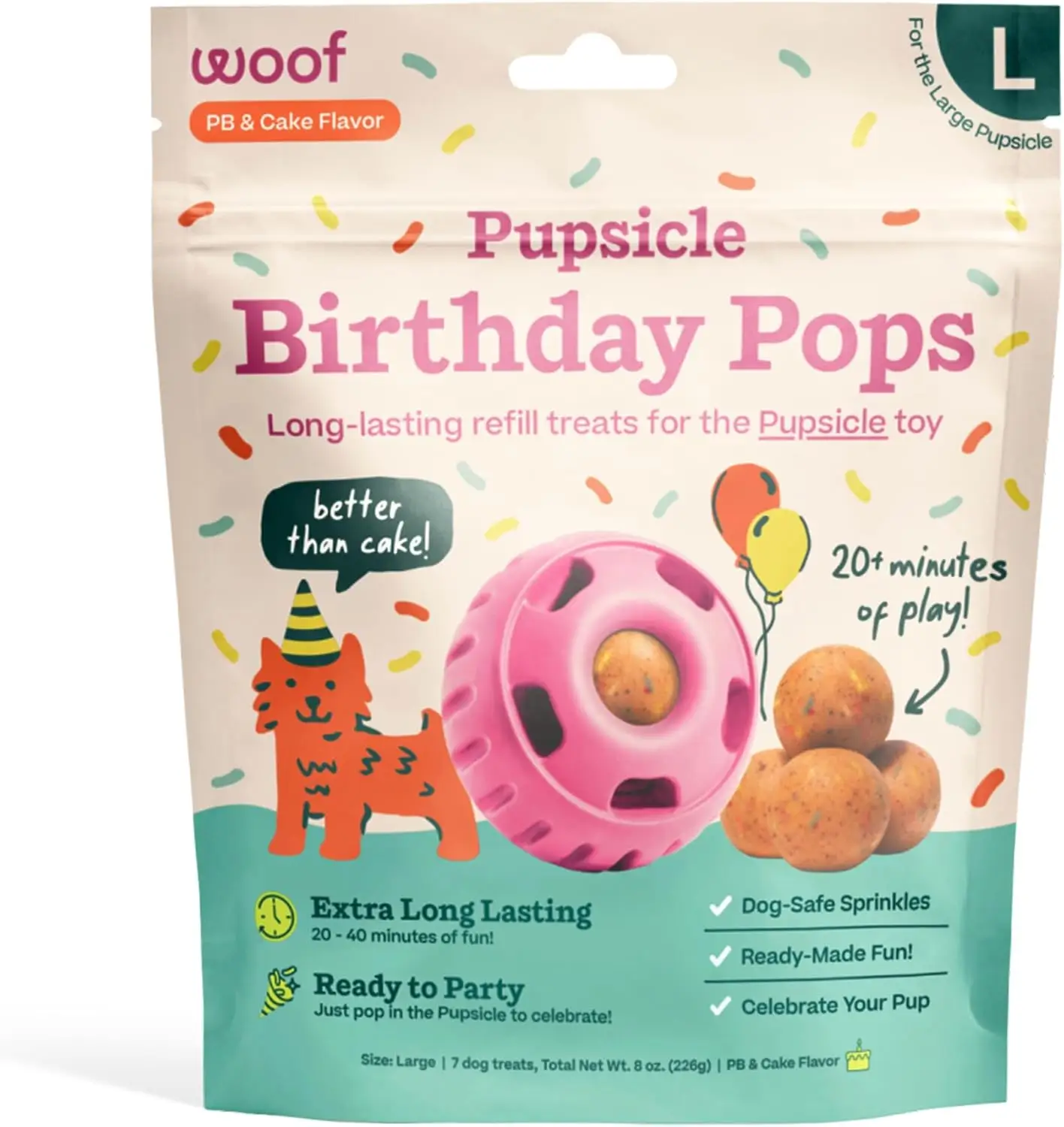 Pupsicle Refill Pops - Birthday