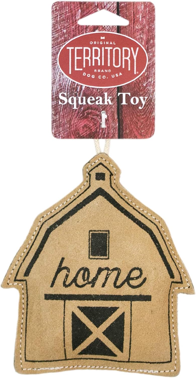 Natural Leather - Barn with Squeaker