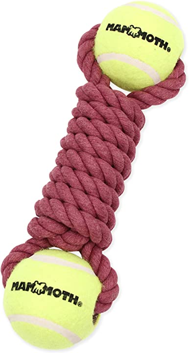 Flossy Chew Braided Bone w/ 2 3" Tennis Balls - Large