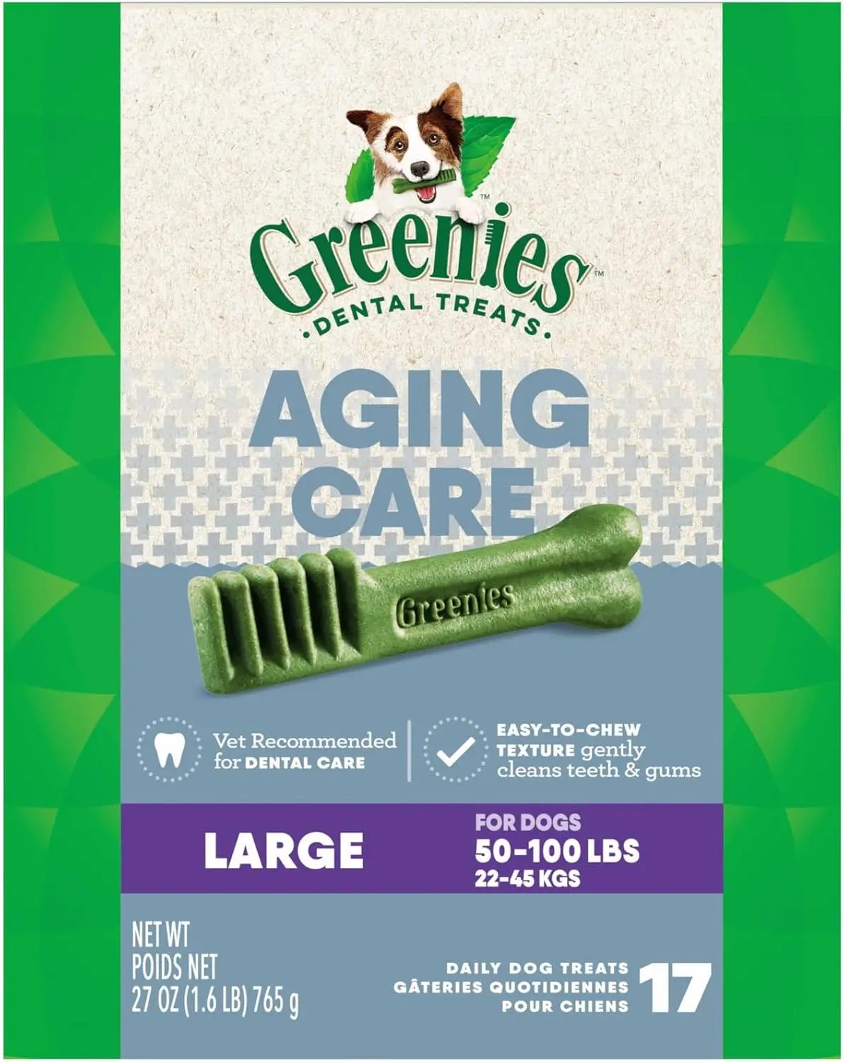Greenies Aging Care Dental Treat - Large
