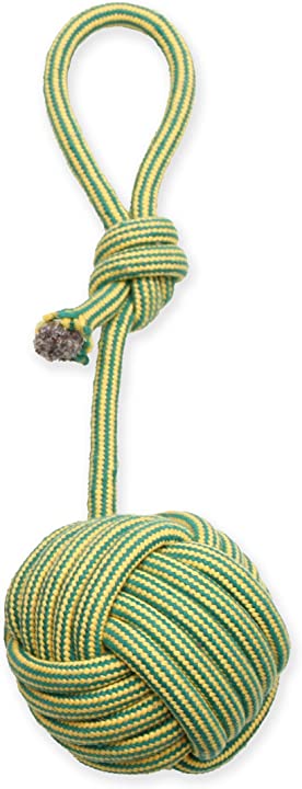 Flossy Chew EXTRA Monkey Fist Tug w/ 24" Loop Handle - Large