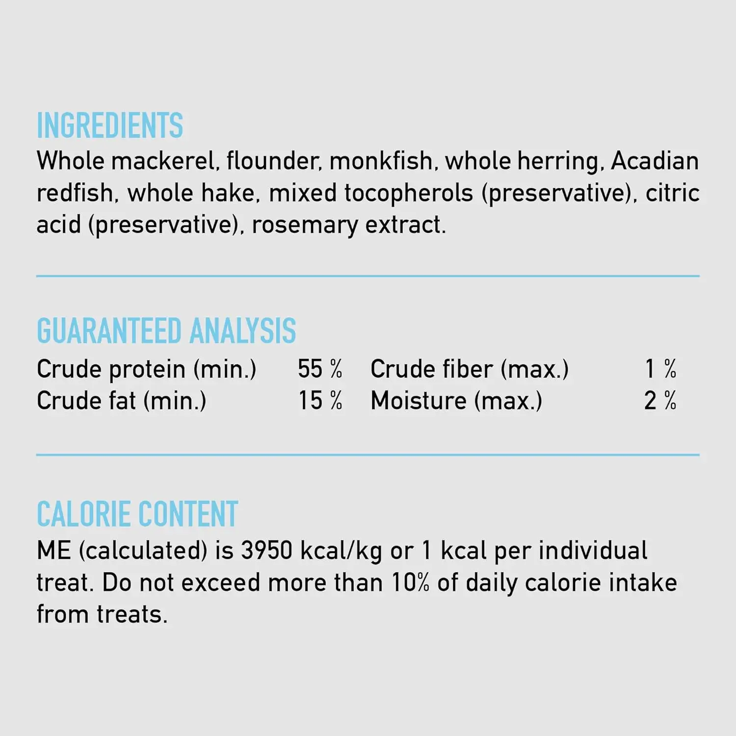 Freeze-Dried Treats - Six Fish Recipe