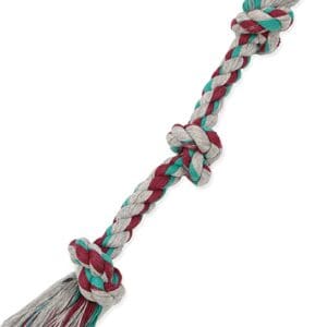 Flossy Chew 3 Knot Rope Tug - Small
