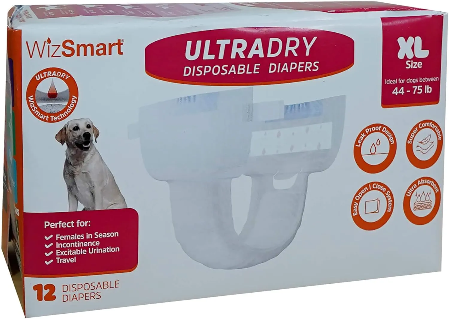 WizSmart UltraDry Disposable Diapers