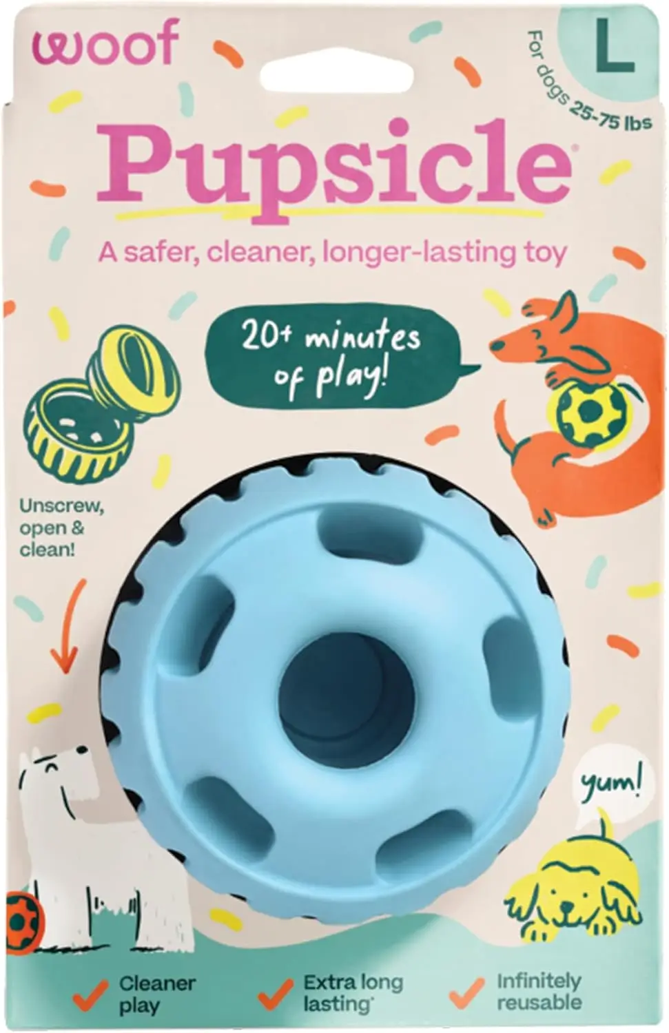 Pupsicle Toy - Birthday Blue