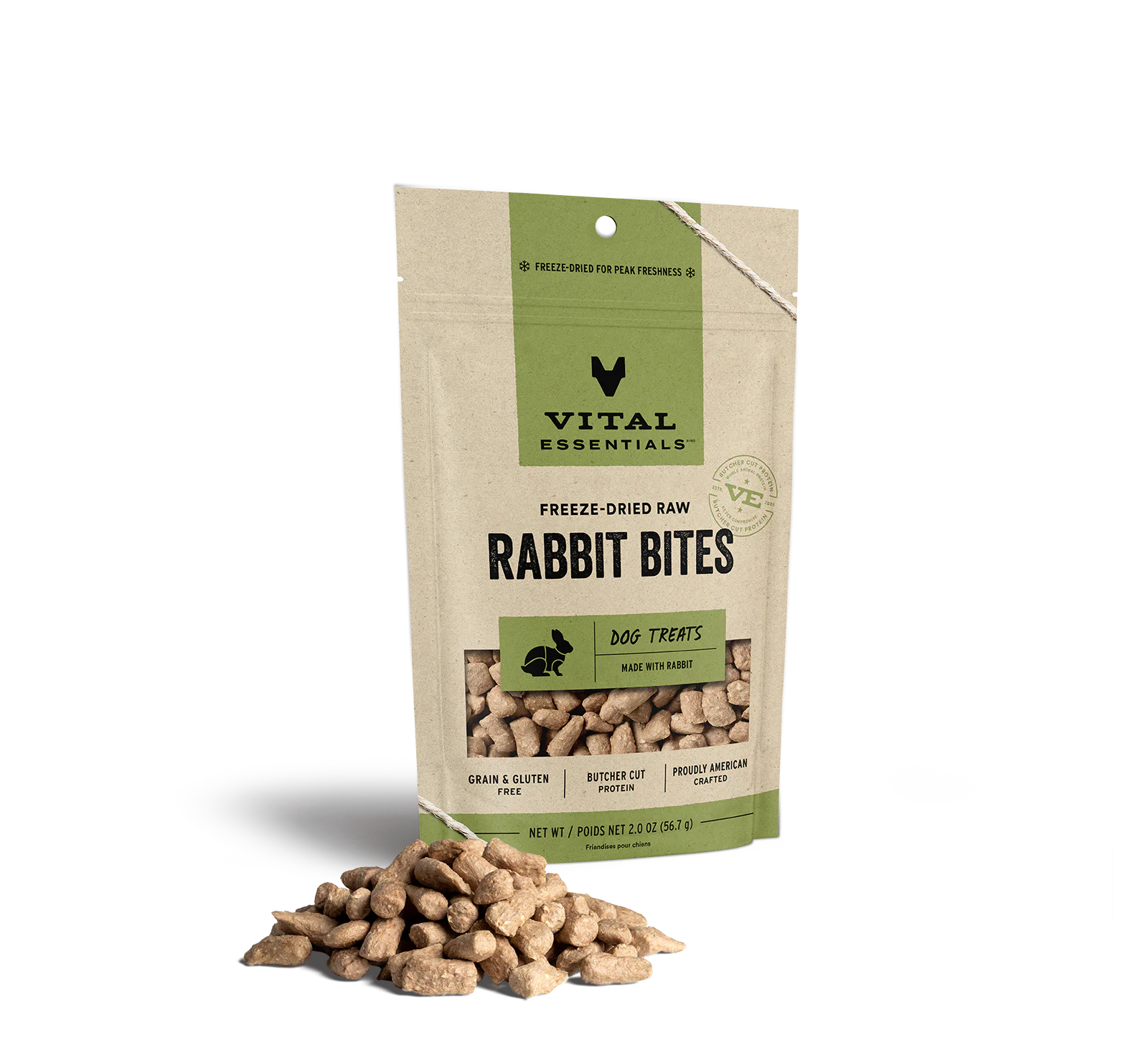Freeze Dried Rabbit Bites