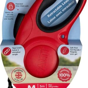 HALTI Retractable Lead (10') - Red