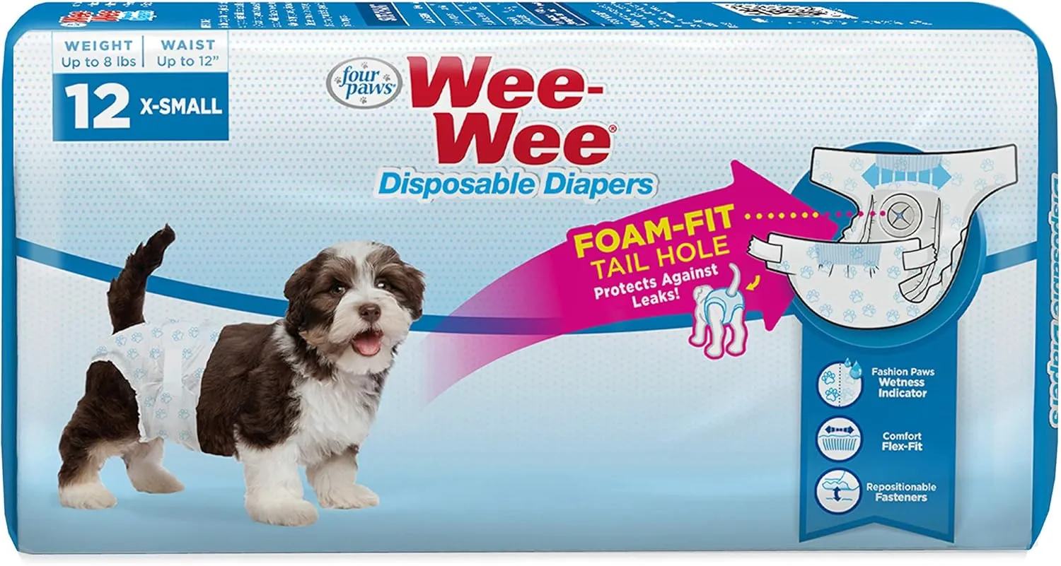 Wee-Wee Wetness Indicator Diapers 12/pack